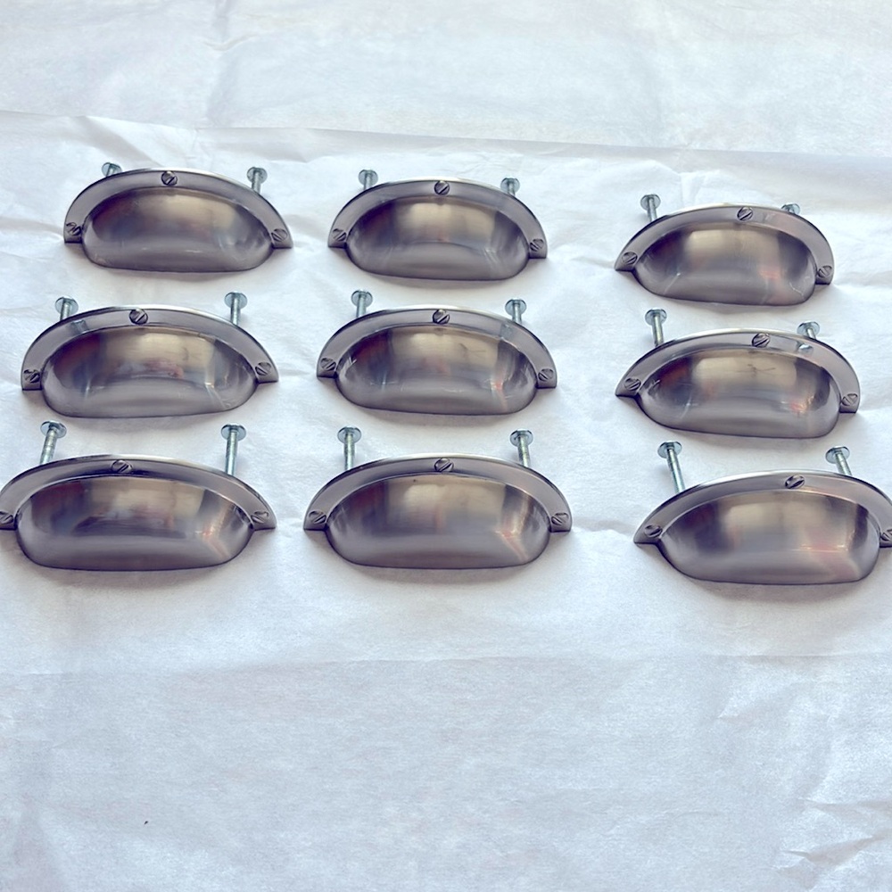 Drawer pulls brushed nickel